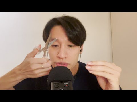 [asmr 英語] haircut in 4 minutes アメリカでヘアカット（4分間）