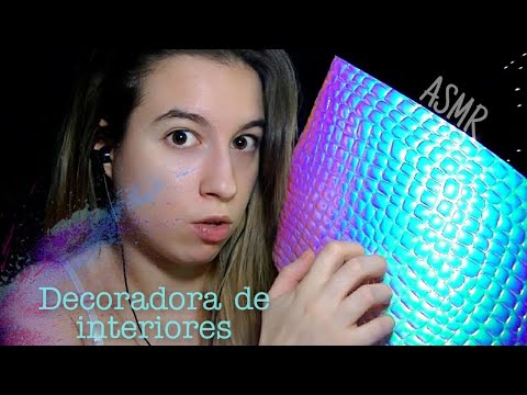 ASMR - Decoradora de interiores, te ayudo a elegir patrones - Pau ASMR