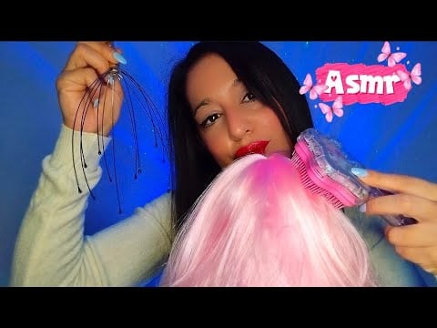 ASMR 😴 Cuidado del Cabello Completo | Masaje Relajante, Cepillado y sonidos muy relajantes. 