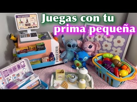 Asmr Juegas con tu primita (maquillaje, té, cajera)