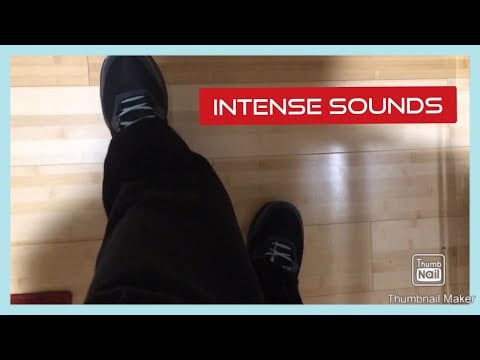 ASMR- Walking on squeaky hardwood floor