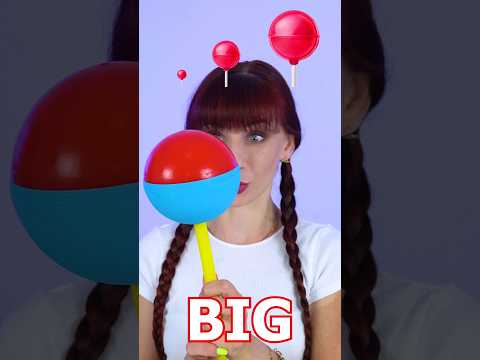 ASMR Big, Medium, Small Candy Mukbang #shorts