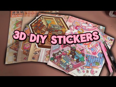 ASMR| 3D DiY Stickers- Carnival Theme 🎡🎠🎟️