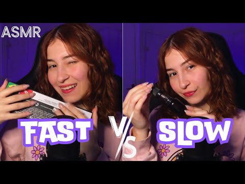 ASMR | GATILHOS EM FAST vs SLOW