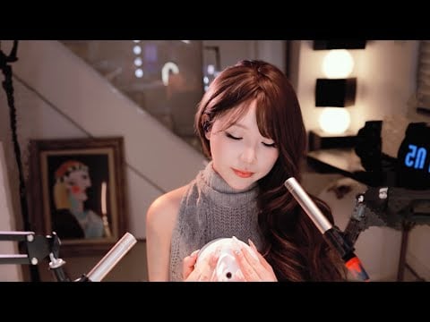 ASMR Tongue Flutters & Mouth Sounds on Yeti朋友睡前宠爱你 | 清洁 | 护肤