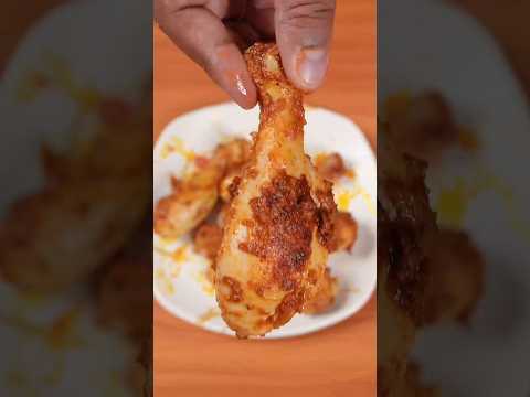 🍗 ASMR Chicken Masala Leg 🔥 | Spicy & Juicy Chicken Leg Fry 🤤 | No Talking #shorts #asmr
