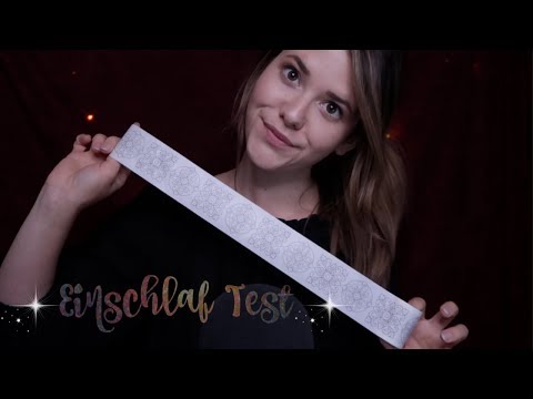 ASMR EINSCHLAF TEST ♡ Wie schnell schläfst du ein? 10 Minuten CHALLENGE