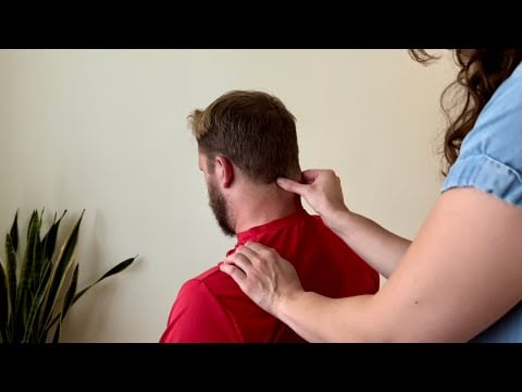 ASMR Soothing Back, Neck, and Scalp Massage ✨ Real Person ASMR
