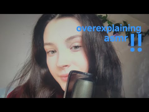 Overexplaining objects (asmr)
