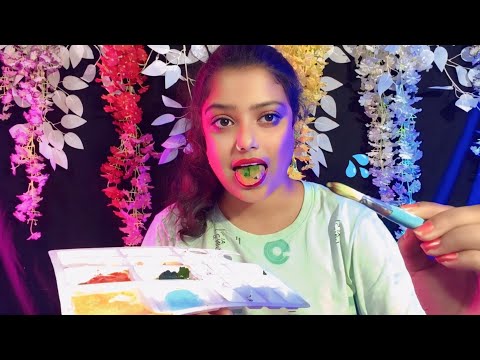 ASMR Spit Painting You with Edible Paint 🎨💦