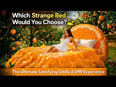 Which Strange Bed Would You Choose 🛏️✨  The Ultimate Satisfying Oddly ASMR Experience