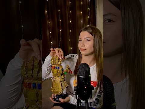 ASMR Tapping on LEGO Thanos Glove 🫰✨ #asmr #shorts