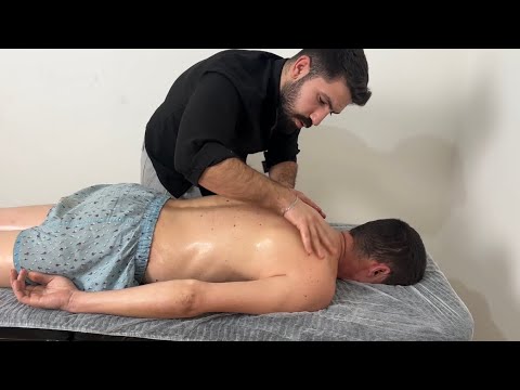 relaxing body massage for sleep asmr