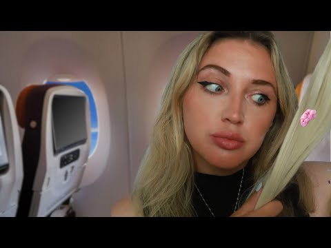 ✈️ASMR Rude Lady on Plane ✈️