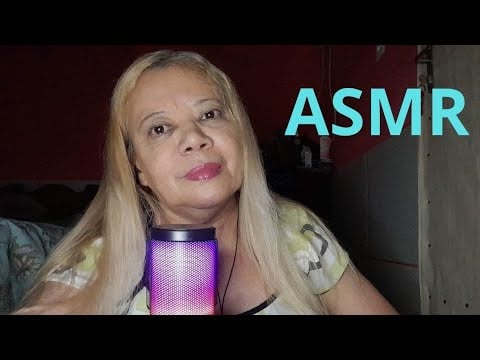 ASMR   Minha parte na collab  do meu filho. . Gatilhos relaxante. 🥱🥱
