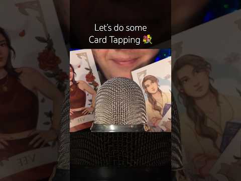 Let’s do some Card Tapping! 🩷 #asmr