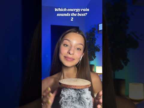 Which energy rain sounds the best? #asmr #relax #tingles #asmrsounds #asmrvideo