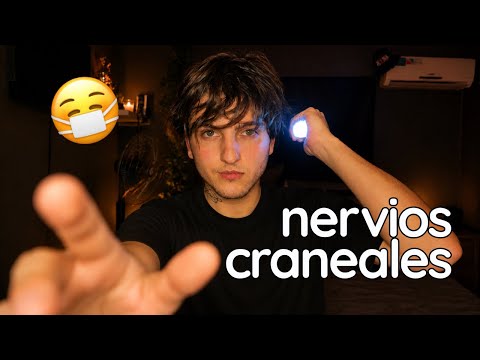 ASMR EXAMEN DE NERVIOS CRANEALES RAPIDO asmr español