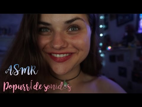 ASMR Español | Popurrí de sonidos | Palo de lluvia, cubo rubik, pantalla de celular, y más!