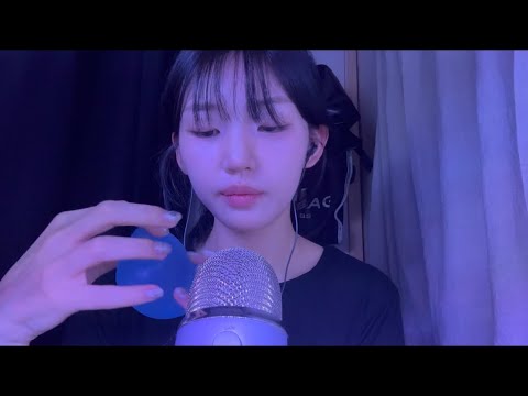 손소리 & 말랑이(스트레스 볼) | yeti ASMR