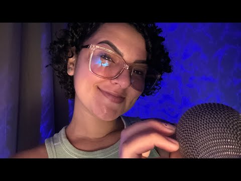 ASMR: Tapping, sons de boca + bate papo (nova rotina de vídeos aqui no canal)
