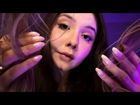 Só fecha os olhos… deixa eu pentear seu cabelo 🌙 ASMR
