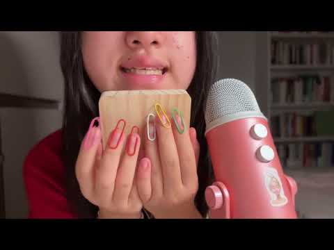 ASMR Wooden triggers!!!(wooden spoons, hair brush, etc...)