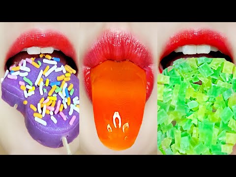 [10 Min] ASMR 🍬🌶️🔥 Lip Mukbang (No Talking) BEST Compilation | Satisfying Eating Sounds
