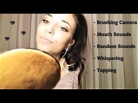 ASMR ITA Sussurri, Suoni e Carezze PER TE 💖 [ Brushing Camera - Mouth Sounds - Whispering ]