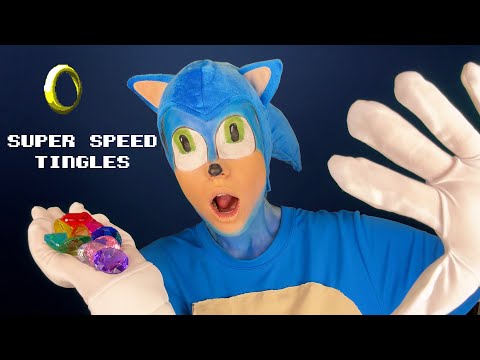 ASMR Sonic gives you a FAST and aggressive energy cleanse💨💙⚡️