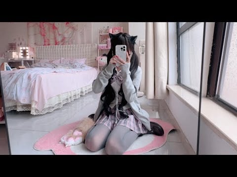 Cute Girl ASMR | Ear Massage + Kisses + Mouth Sounds for Sleep