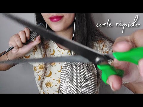 ASMR ✂️ PELUQUERÍA RÁPIDA | Asmr peluquería, corte de cabello