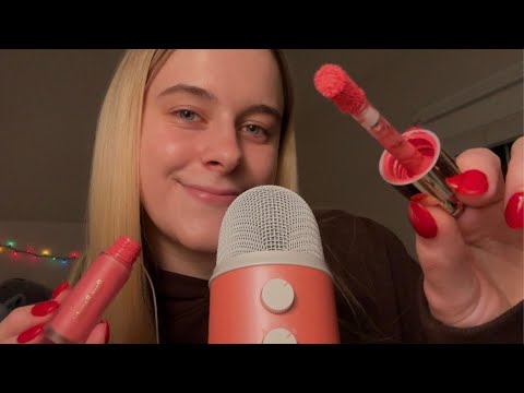 ASMR Doing Your Makeup 💋 (mouth sounds, personal attention, lid sounds, & more)