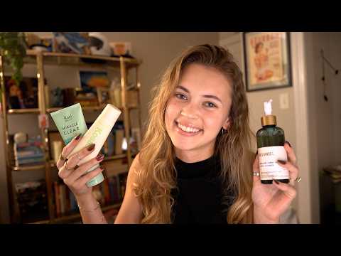 ASMR | Clean Beauty Haul & Recent Purchases ✨💄 soft whispers and lots of tapping 🤤