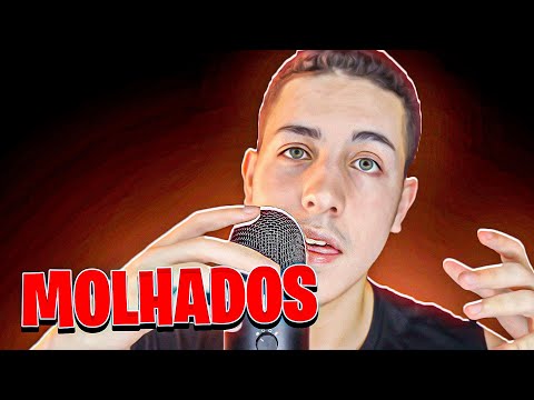 ASMR sons de BOCA MOLHADOS no microfone