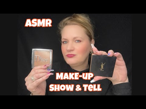 ASMR german - Make-Up Show & Tell - Beauty whispering - Tapping - brushing