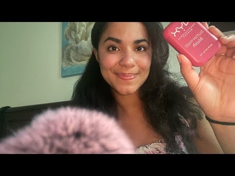 First ASMR video* doing your makeup! (fast and aggressive, lofi 💄)