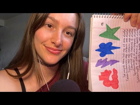 ASMR Personality Quiz (crinkly paper and upclose whispers)