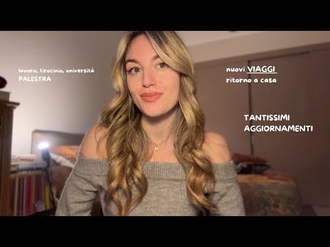 AGGIORNAMENTI SULLA MIA VITA✨life update (asmr ita)