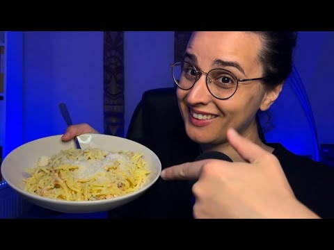ASMR | MUKBANG PÂTES AU SAUMON 🍝