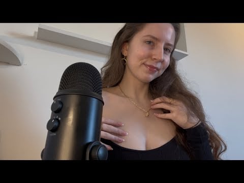 ASMR | fabric scratching, hair play, and jewellery alterations 🦋(whispers + life updates) 