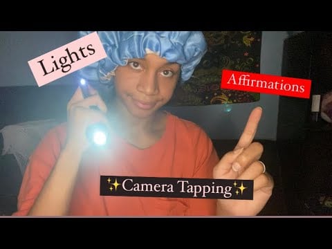 ASMR - Light, Camera Taps, Affirmations (Brandi)