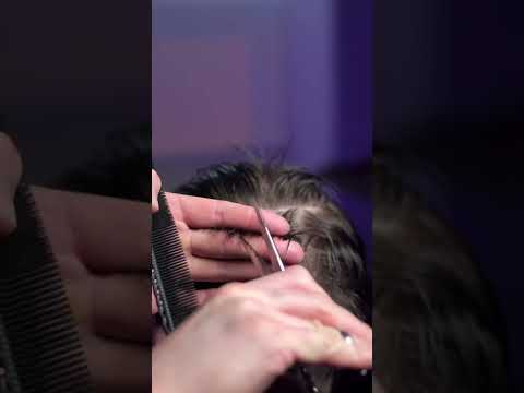 ASMR haircut in top barbershop genesis 🔞| cut | scissors work | 🥹