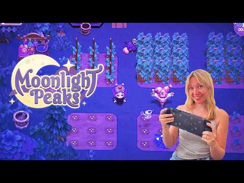 ASMR Playing Moonlight Peaks on Switch 2 🌙 Cosy Gaming & Whispers