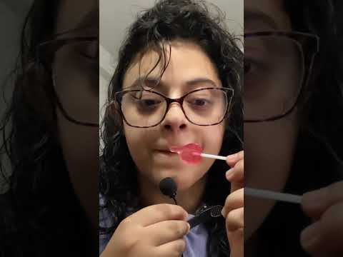 Asmr com pirulito explosivo! 🍭💥