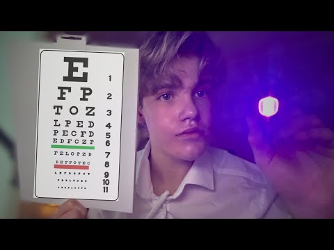 👁️ASMR Eye Doctor Examination Roleplay - Light Triggers & Personal Attention👓