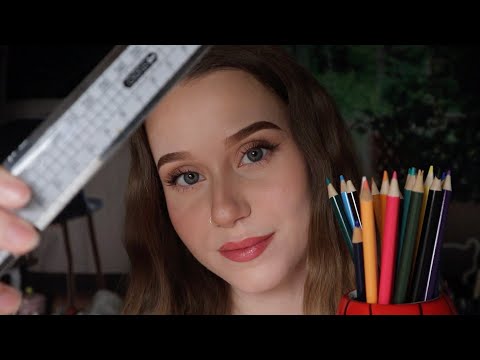 ASMR Drawing On Your Face | You're My Canvas, Layered Sounds