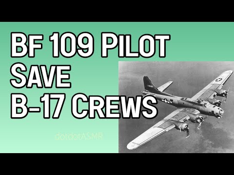 #asmr Bf 109 German Pilot Save American B-17