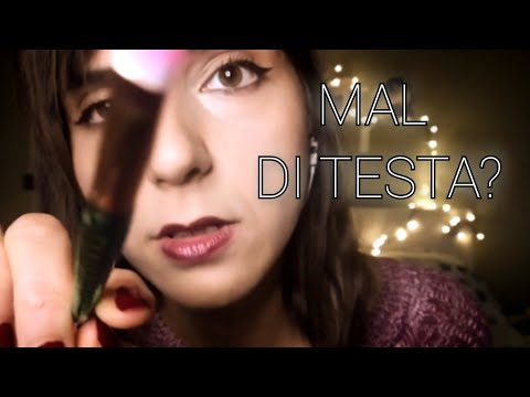 ASMR ✨ ROLEPLAY ITA | Ti faccio un massaggio per  ALLEVIARE IL TUO MAL DI TESTA + tongue clicking 💆🏻