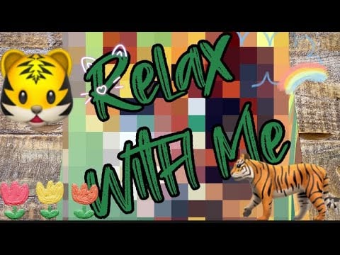 ASMR VISUAL & SOUND TRIGGERS: TIGER 🐅 STICKER PUZZLE (with sound machine) #640
